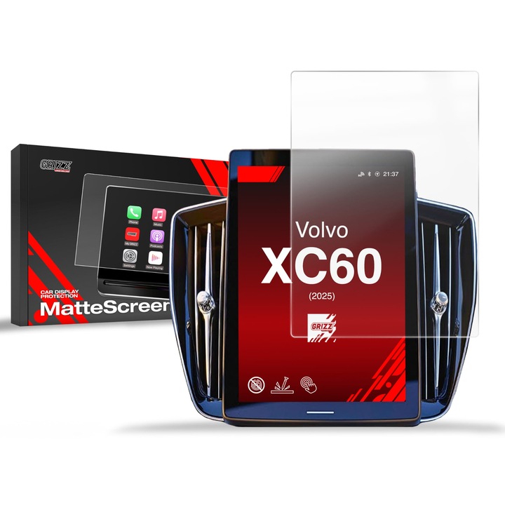 Folie mata, GrizzProtector - CarDisplay Matte pentru Volvo XC60, Transparent