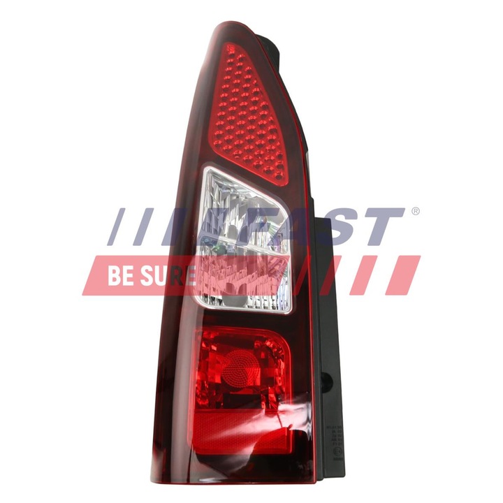FAST hátsó lámpa Citroen Berlingo-hoz, átlátszó üveg, bal oldali beépítés, kompatibilis az FT86403-mal