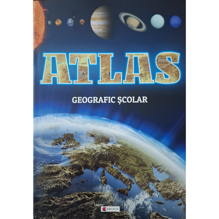 Atlas geografic scolar, Kreativ, Clasa a VI-a, 2015