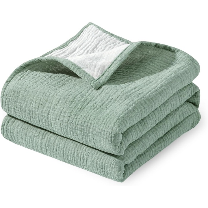 Paturica pentru bebelusi, 95x95cm, din bumbac, set, design unisex, multicolor