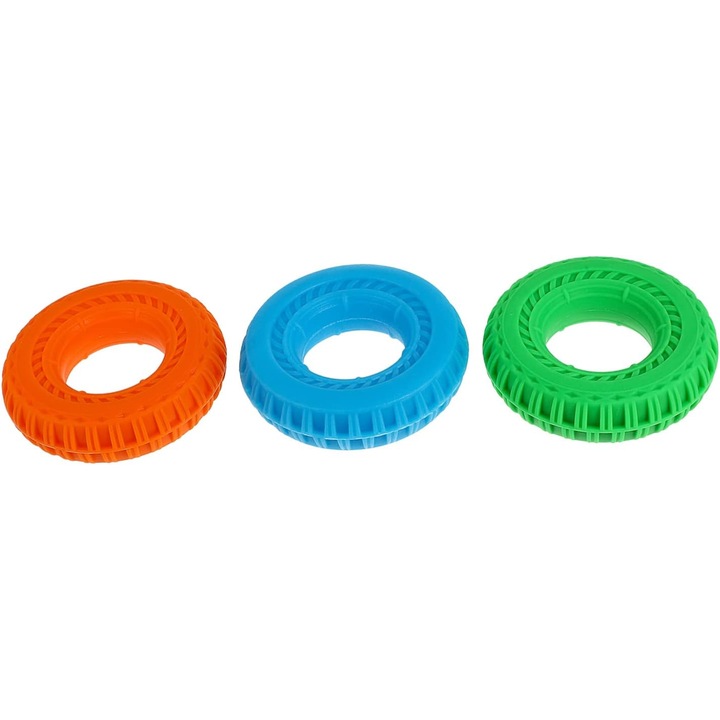 Set 3 Accesorii Fitness - Inele de Antrenament din Silicon, Waterproof, Design Antiderapant