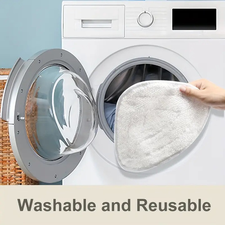 Set 5 bucati lavete mop alb pentru Vileda, o-cedar, Black Decker