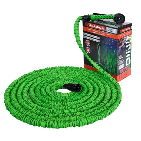Маркуч градински разтегателен PREMIUM, 1/2'' 7.5м до 22.5м - eMAG.bg