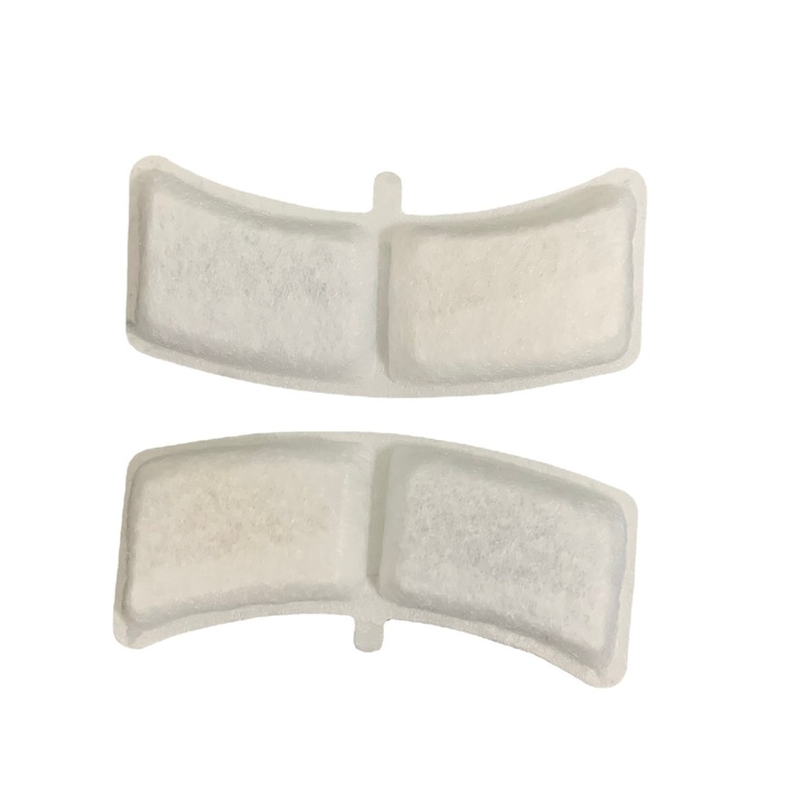 Cartus filtrant din carbon activ pentru fantanite de apa pentru animale, set de 6 bucati, 1-3cm