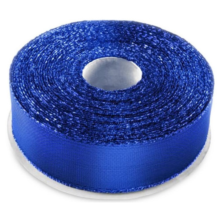 Fasie metalica albastra 25mm x 22m, set 1 bucata, Aksa