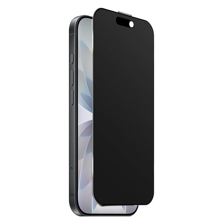 Folie protectie ecran Rqiurpn iPhone 17, mata, anti-spion, anti-amprenta, 28° unghi vizual