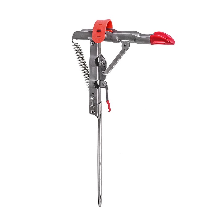 Suport din otel inoxidabil pentru pescuit automat, design pliabil, diametru 4cm