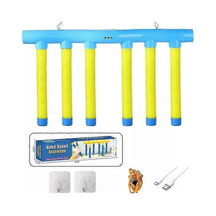 Reflexjáték, Reflex kihívás, leeső rudak, műanyag, 250g