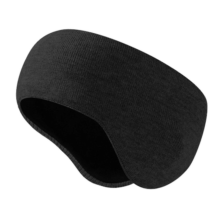 Banda pentru urechi din lana, design versatil, usoara si ajustabila, multicolor, set de 1 buc.