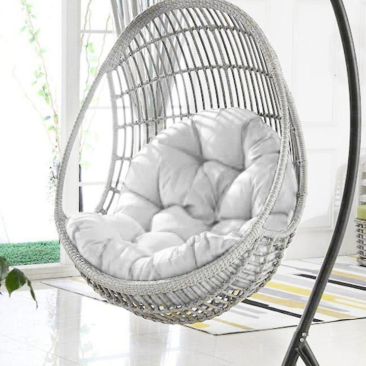 Perna pentru scaun suspendat, alb, 120x80cm, rezistenta si confortabila