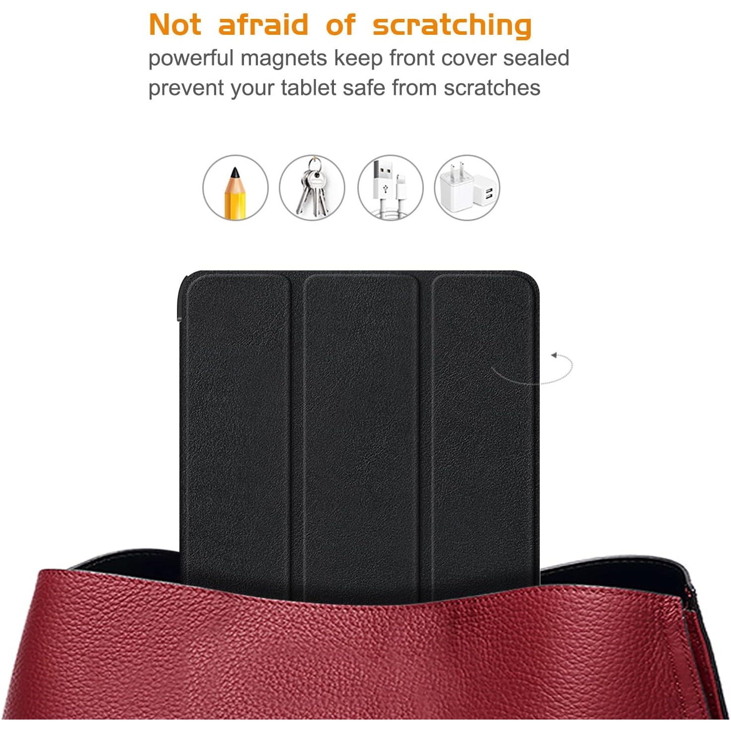 Husa premium Sigloo pentru Samsung Galaxy Tab S10 Ultra, S9 Ultra, S8 Ultra, 14.6", interior de piele sintetica, cu suport Smart Pen, Negru