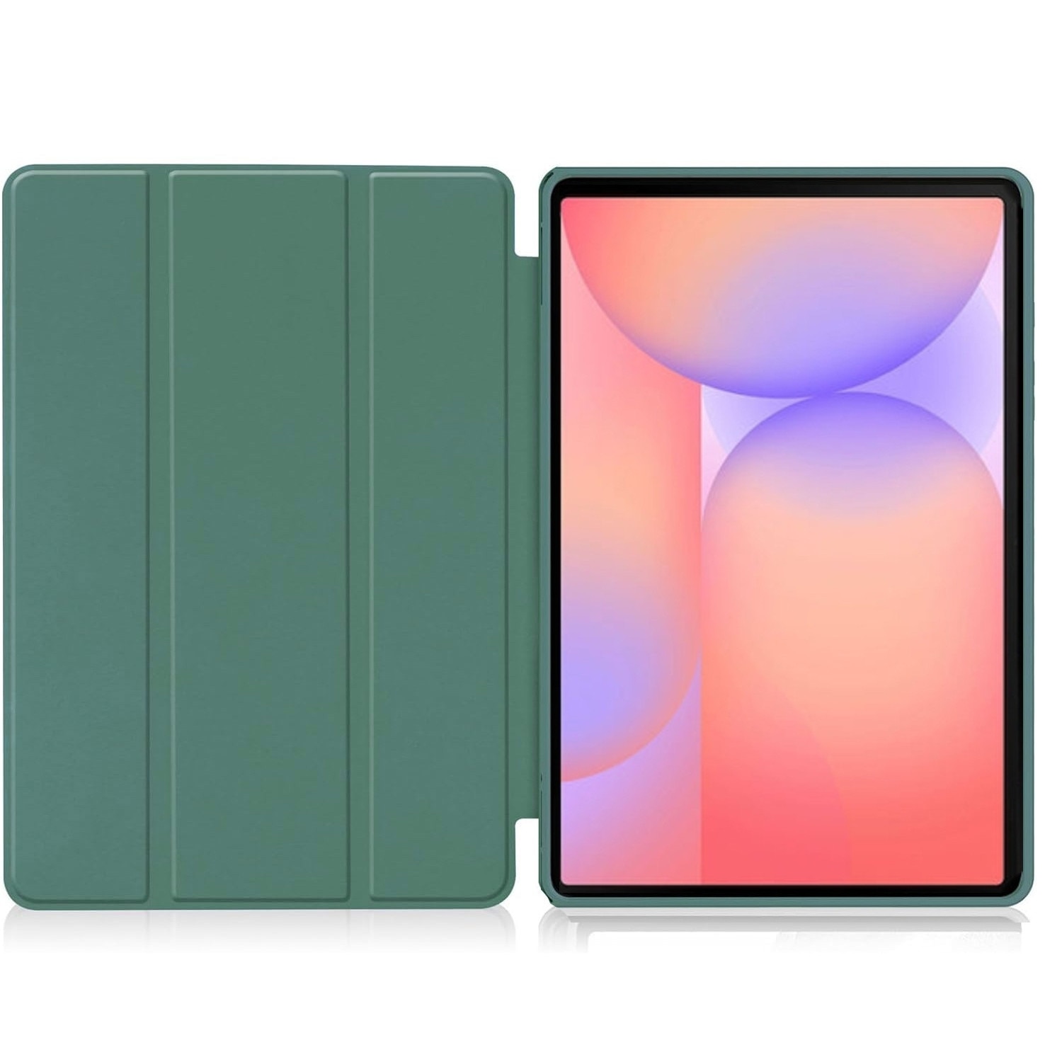 Husa Ultra Slim pentru Samsung Galaxy Tab S10 Lite / S10 FE 10.9" (2025), Silicon TPU, Smart Cover - Verde Marin