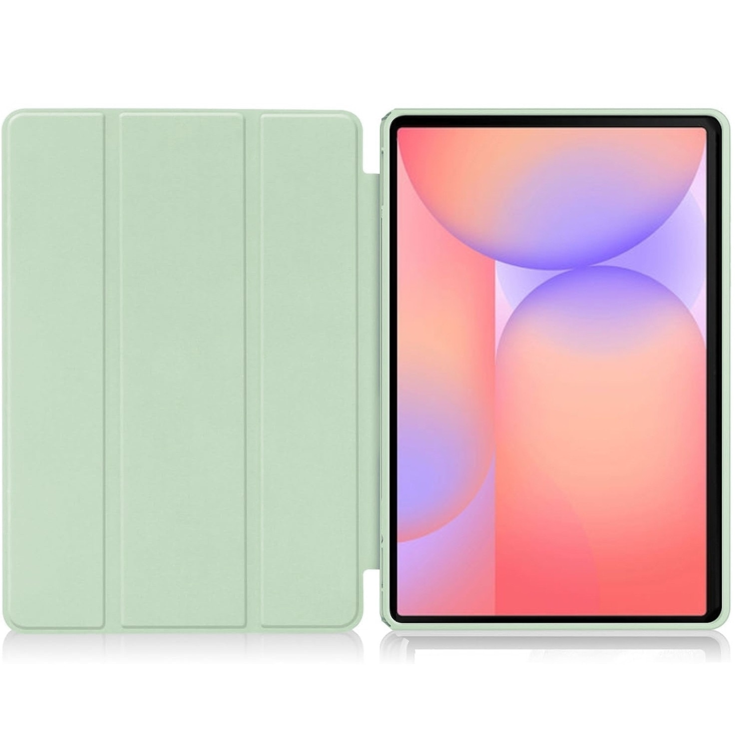 Husa Ultra Slim pentru Samsung Galaxy Tab S10 Lite / S10 FE 10.9" (2025), Silicon TPU, Smart Cover - Verde Menta