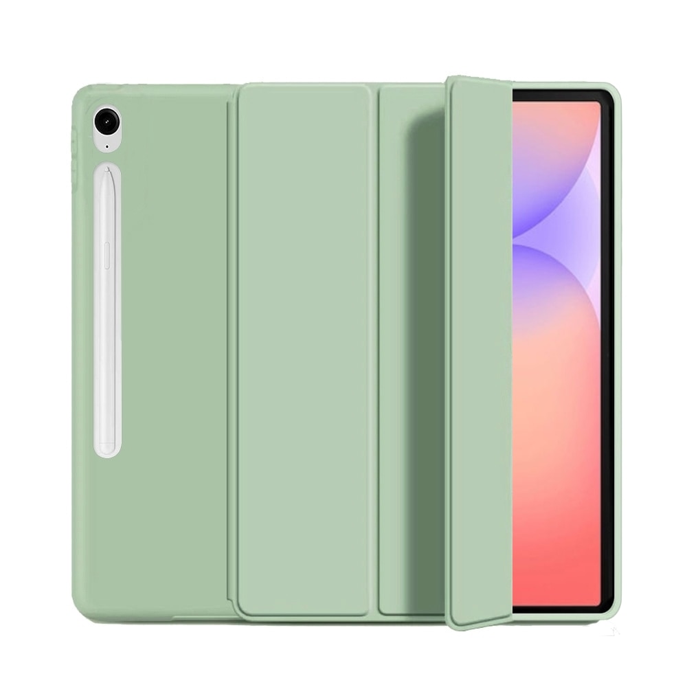 Husa Ultra Slim pentru Samsung Galaxy Tab S10 Lite / S10 FE 10.9" (2025), Silicon TPU, Smart Cover - Verde Menta
