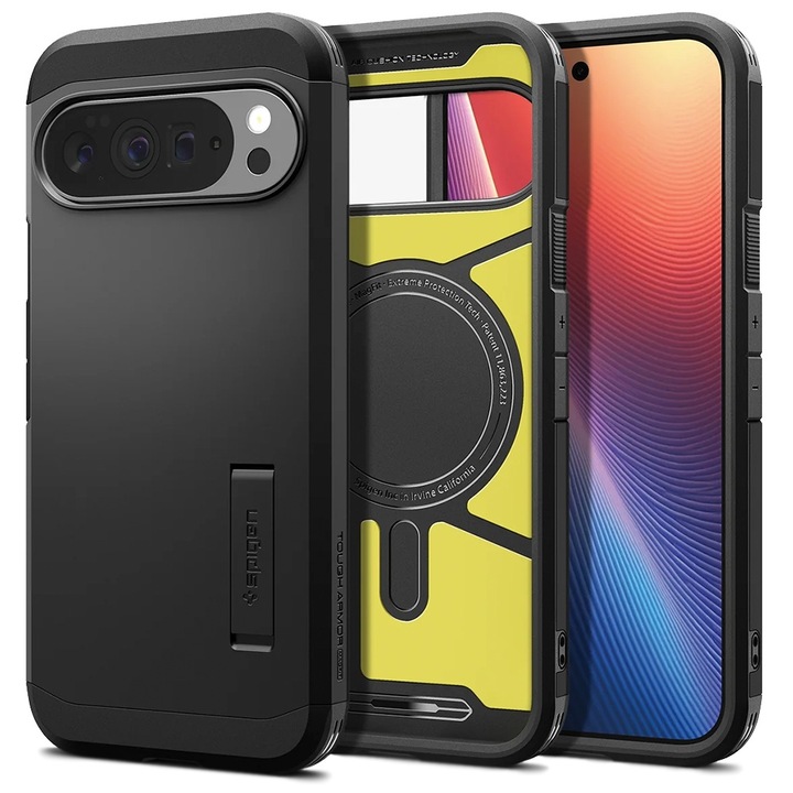Husa pentru Google Pixel 10 Pro XL - Spigen Tough Armor MagSafe - Black
