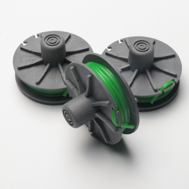 Set 3 role de fir de nylon pentru trimmer Gardena Turbo Trimmer PowerCut Plus 650/30, 60x37mm, 2.0mmx4.3m