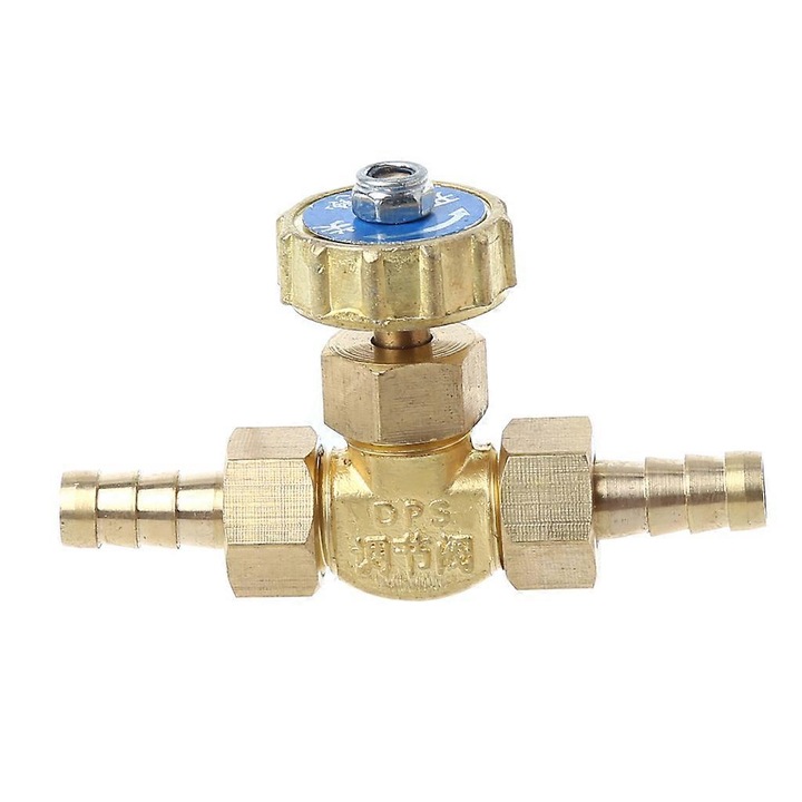 Robinet din alama pentru gaz, 8mm, 1 Mpa, 76x50mm