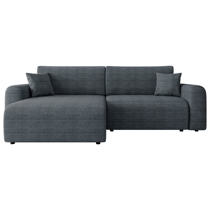 Coltar cu functie de dormit Veliso L, MIRJAN 24, bleumarin, 145x245x82 cm