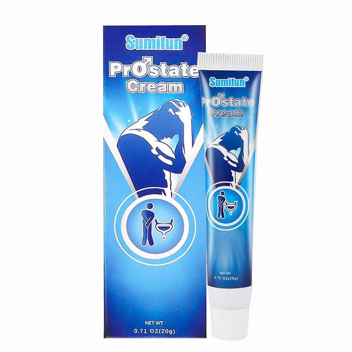 Crema de ingrijire intima pentru prostata 20g, albastra, 14x4,5cm