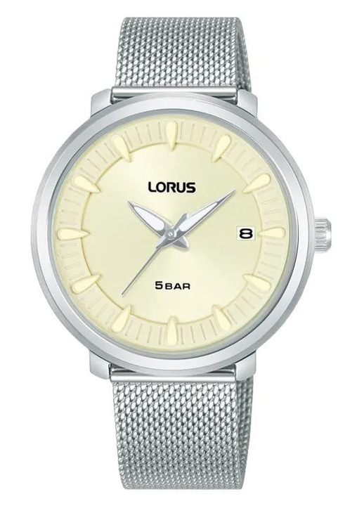 Ceas dama Lorus RG809DX9, 36mm, bratara inox, mecanism quartz