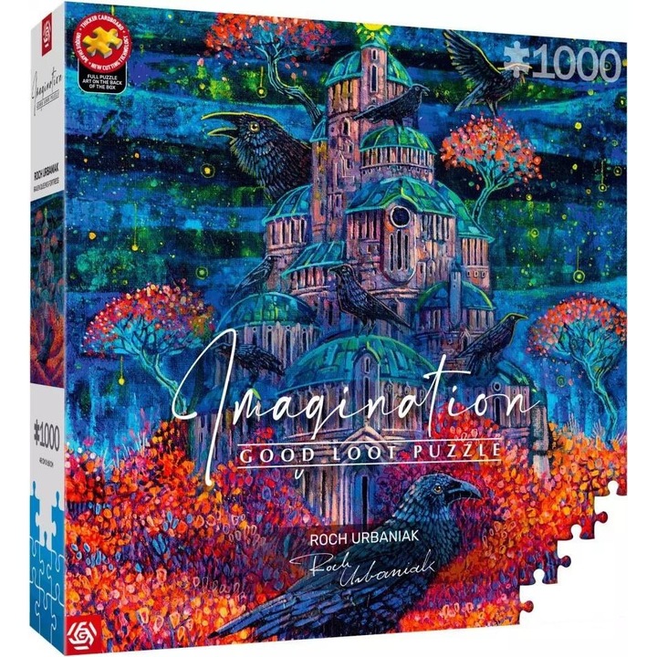 Puzzle Cenega Publishing Good Loot Imagination Roch Urbaniak Raven Queen's Fortress 1000 darab