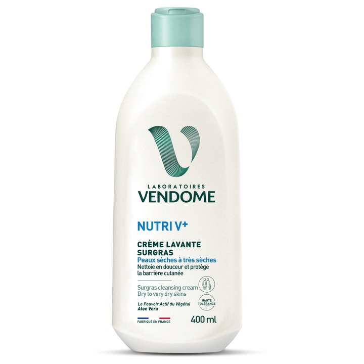 Ultra tápláló tusfürdő Nutri V+, Laboratoires Vendôme, 400 ml