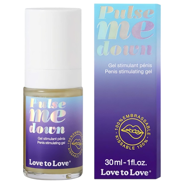 Gel stimulant pentru penis, Love to Love, 30ml, menta, formula naturala