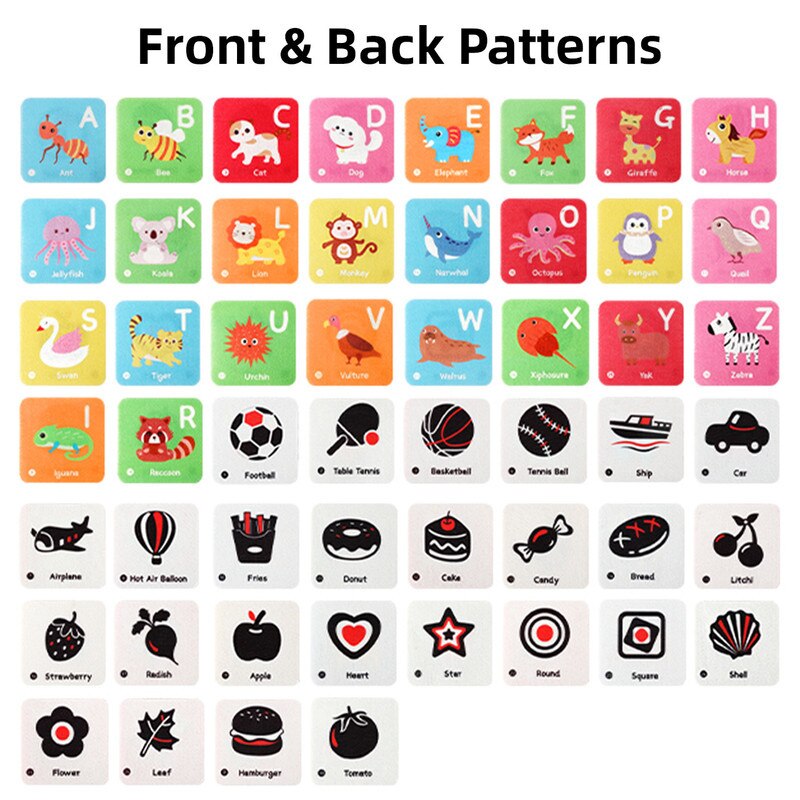 Cartonase Educative Bebelusi Material Textil Rezistent Colorate cu Husa ...