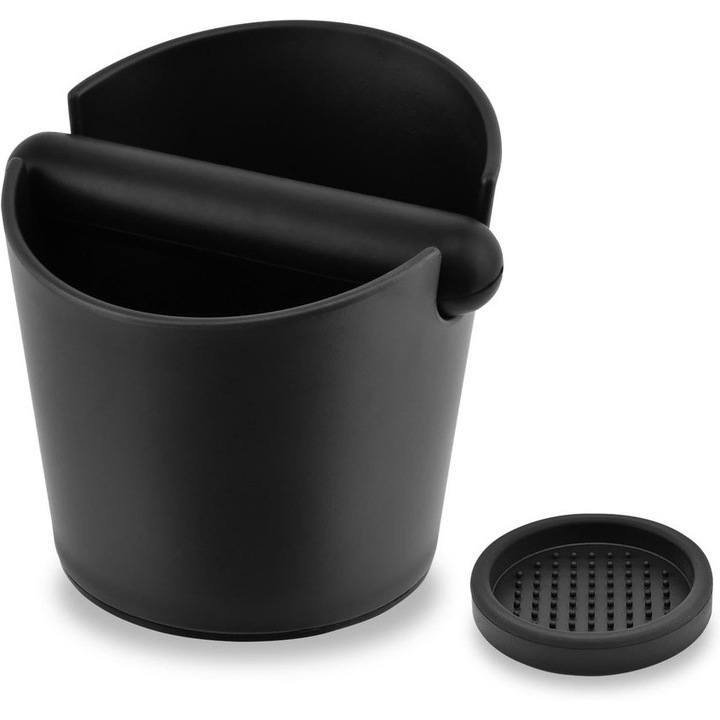 Кутия за утайка, Caltucus Core, комплект с подложка, противоплъзгащ дизайн, черен