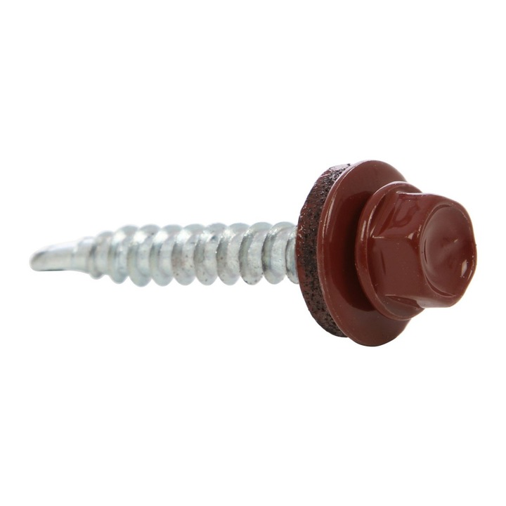 Surub tabla cutata zincata 35 mm x 4.8 mm Maro