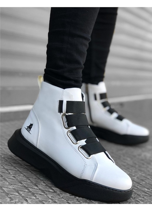 Férfi csizma, Műbőr, Base, 322259, Fehér, 43