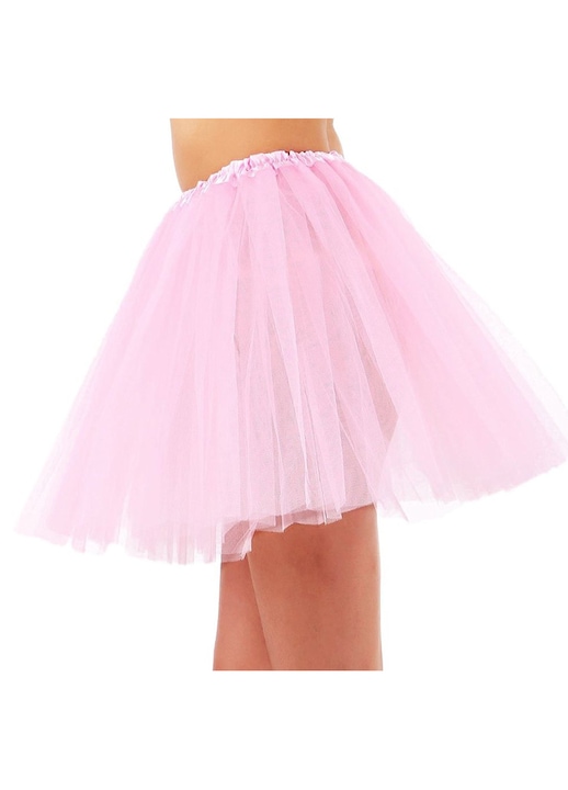 Fusta sport dama, TRADERPLUS, tutu, 3 straturi, roz, L INTL