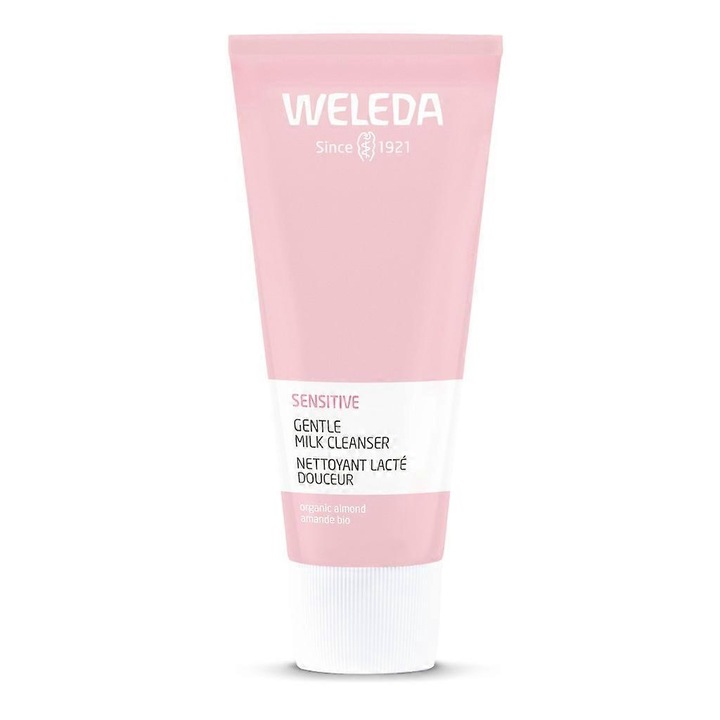 Lapte demachiant delicat pentru piele sensibila, 75ml, ulei de migdale si samburi de prun