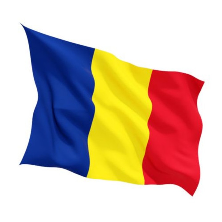 Drapel Romania, nylon, 90x60 cm