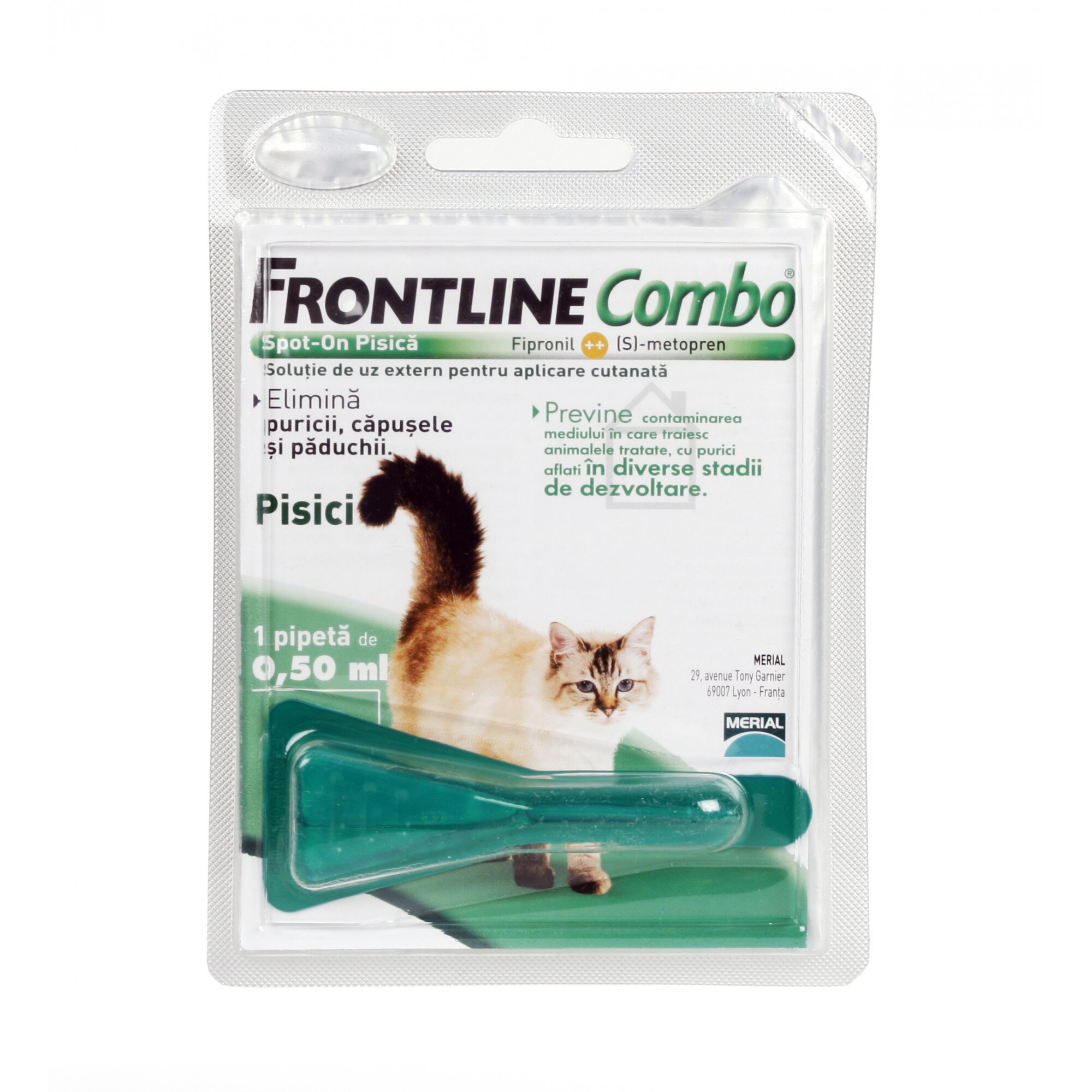Pipeta antiparazitara Frontline Combo pentru pisici - eMAG.ro