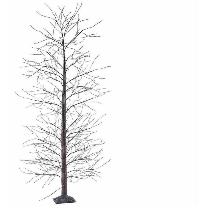 Copac decorativ maro 2000 leduri, 320 ramuri, 2.40 H