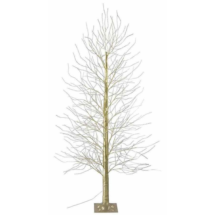 Copac decorativ auriu 1700 leduri, 2.10 H