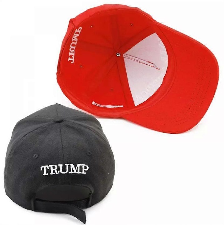 Регулируема бейзболна шапка с бродерия "Make America Great Again", черна, унисекс