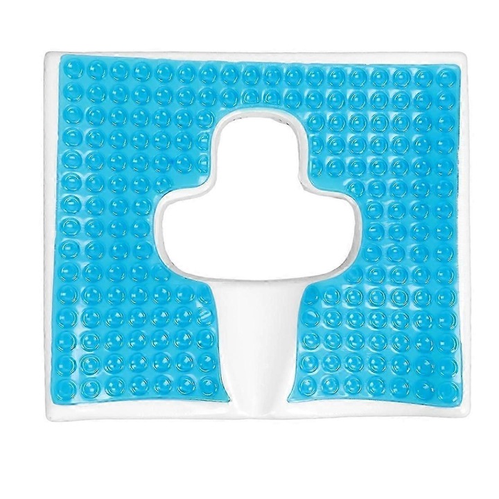 Perna antidecubit, T-shaped, design ergonomic, albastra, 1 bucata