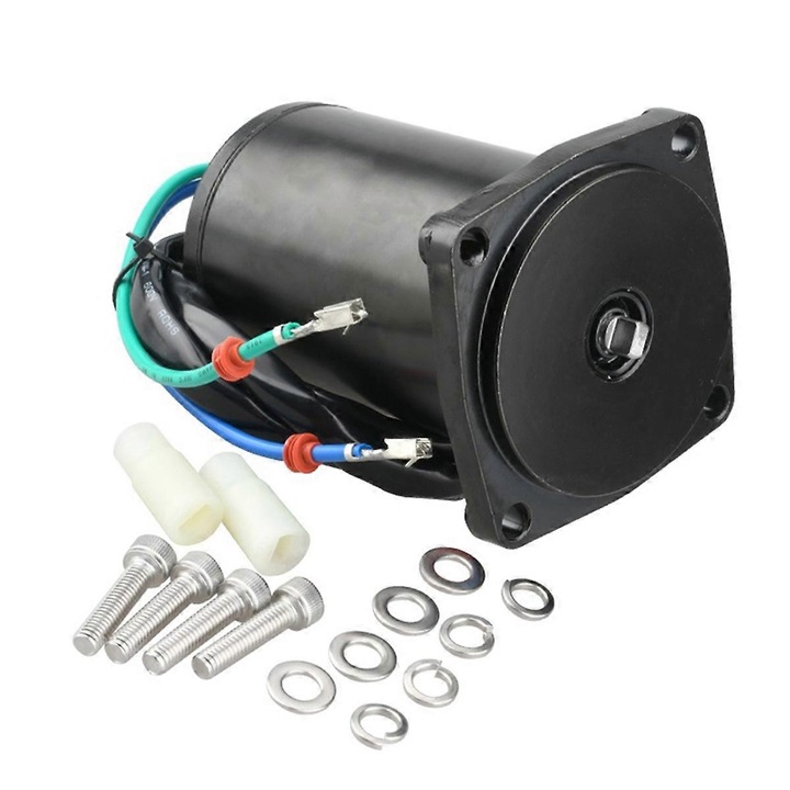 Накланящ и режещ мотор 12V, 71.5 мм, черен, за двигатели Evinrude 40-50 к.с