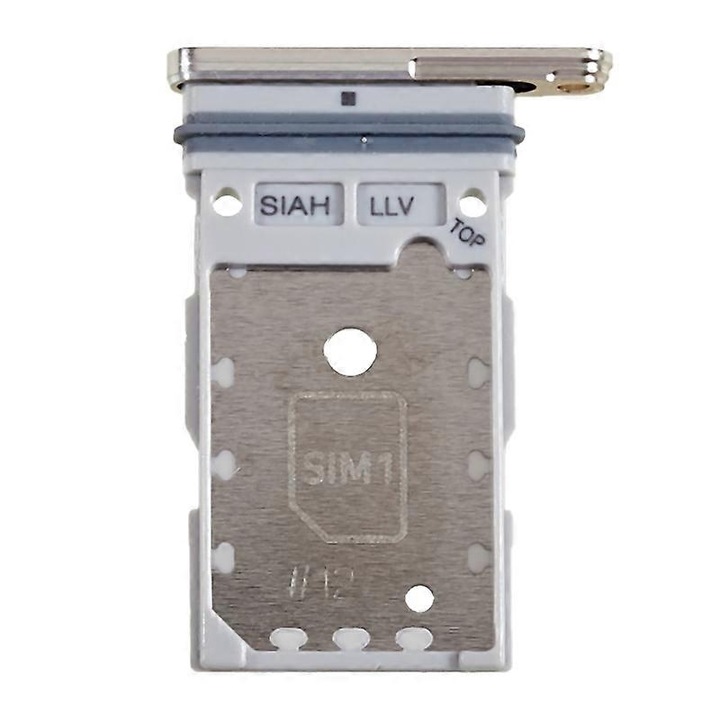 Suport cartela SIM Dual pentru Samsung Galaxy S23 Ultra, argintiu, set 1 buc.