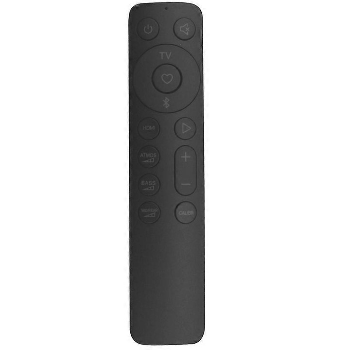 Telecomanda de inlocuire pentru soundbar JBL Bar 1000, neagra, din plastic