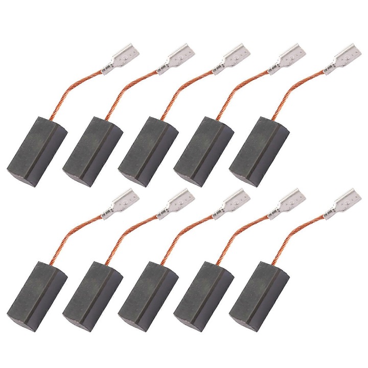 10 db szénkefe készlet elektromos szerszámokhoz, 1.5x0.8x0.5cm, tartós