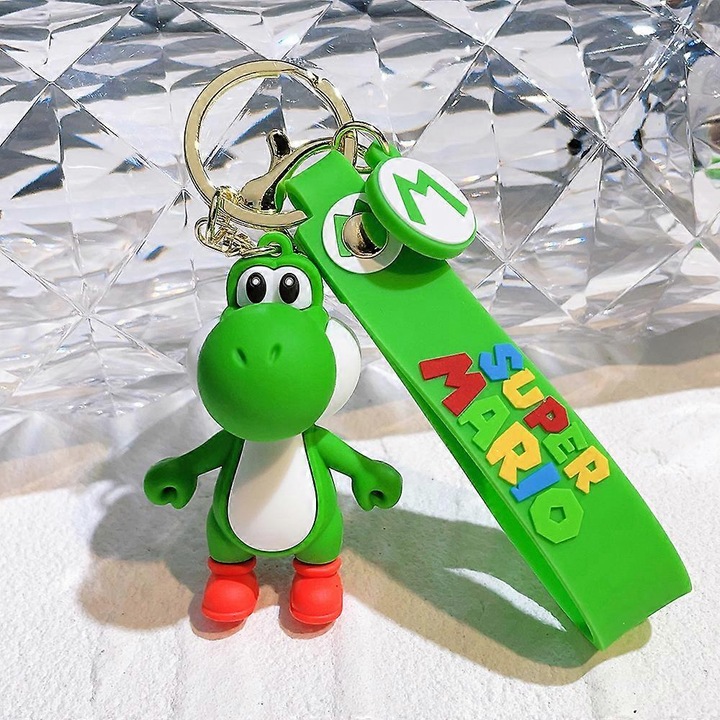 Breloc universal din silicon cu model Disney, stil casual/sportiv, multicolor