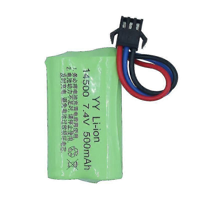 Baterie litiu 14500, 7.4V, 500mAh, conector SM-3P, 50x28x14.5cm