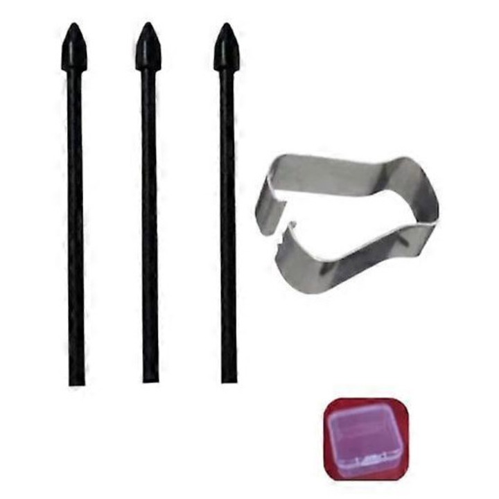 Set 10 varfuri stilou pentru Kindle Scribe, 5 negre, 5 albe, accesorii tablete