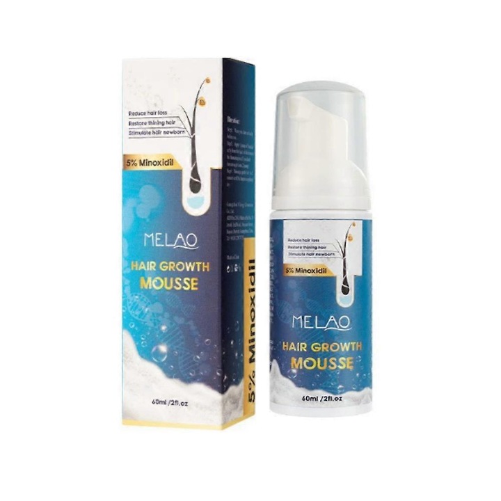 Spuma pentru Cresterea Parului, Melao, 60ml, 1 set, Natural, Reparare, Ingrijire