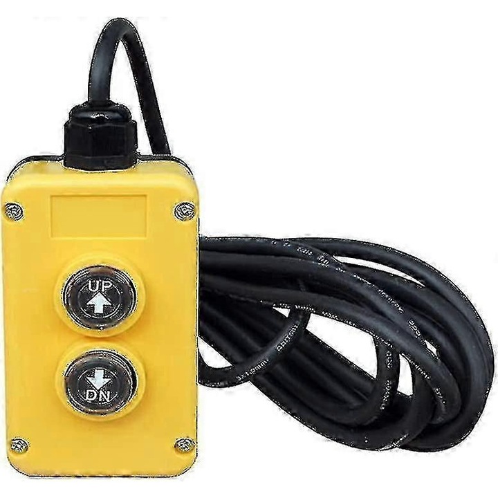 Comutator de control la distanta pentru remorca de descarcare 12V, 3 fire, aplicatii multiple, IP65, set complet