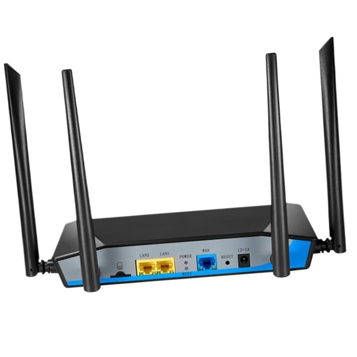 Безжичен рутер, 4G, СЛОТ ЗА SIM КАРТА, 300Mbps, 4 антени, DC 12V, Свържи и използвай, Преносим и практичен, Високоскоростно предаване, Силна защита срещу смущения, Лесна работа, Дълготрайна издръжливост, За дома и бизнеса