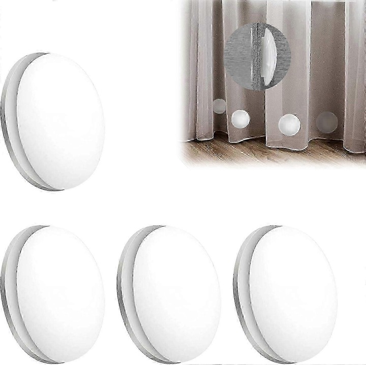 Mágneses súlyok zuhanyfüggönyökhöz, Fehér